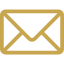 An icon of a yellow envelope with a black outline on a white background.