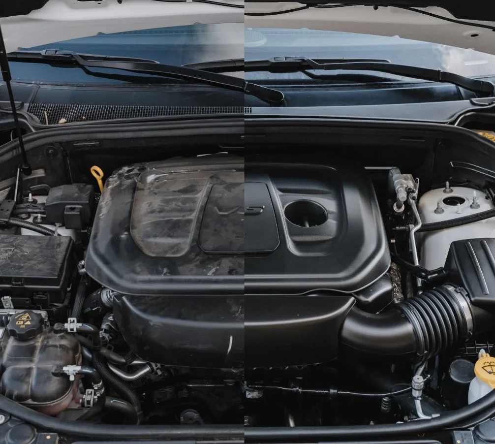 engine bay detail