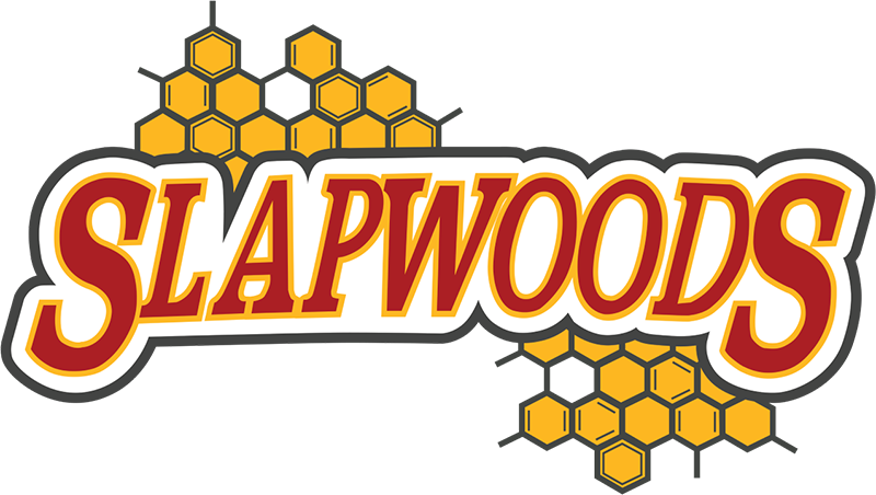 Slapwoods logo.