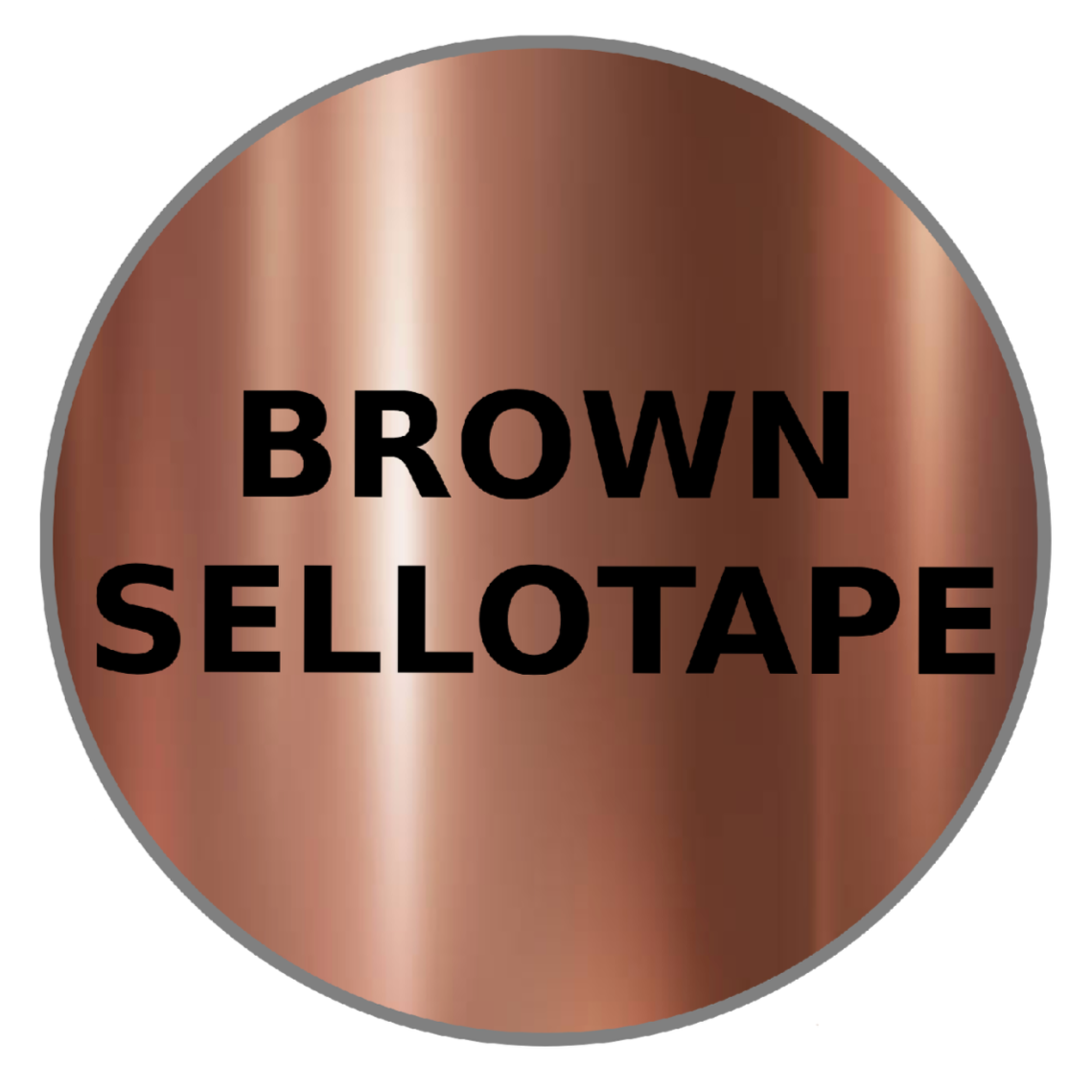 Heat Press Sellotape Brown