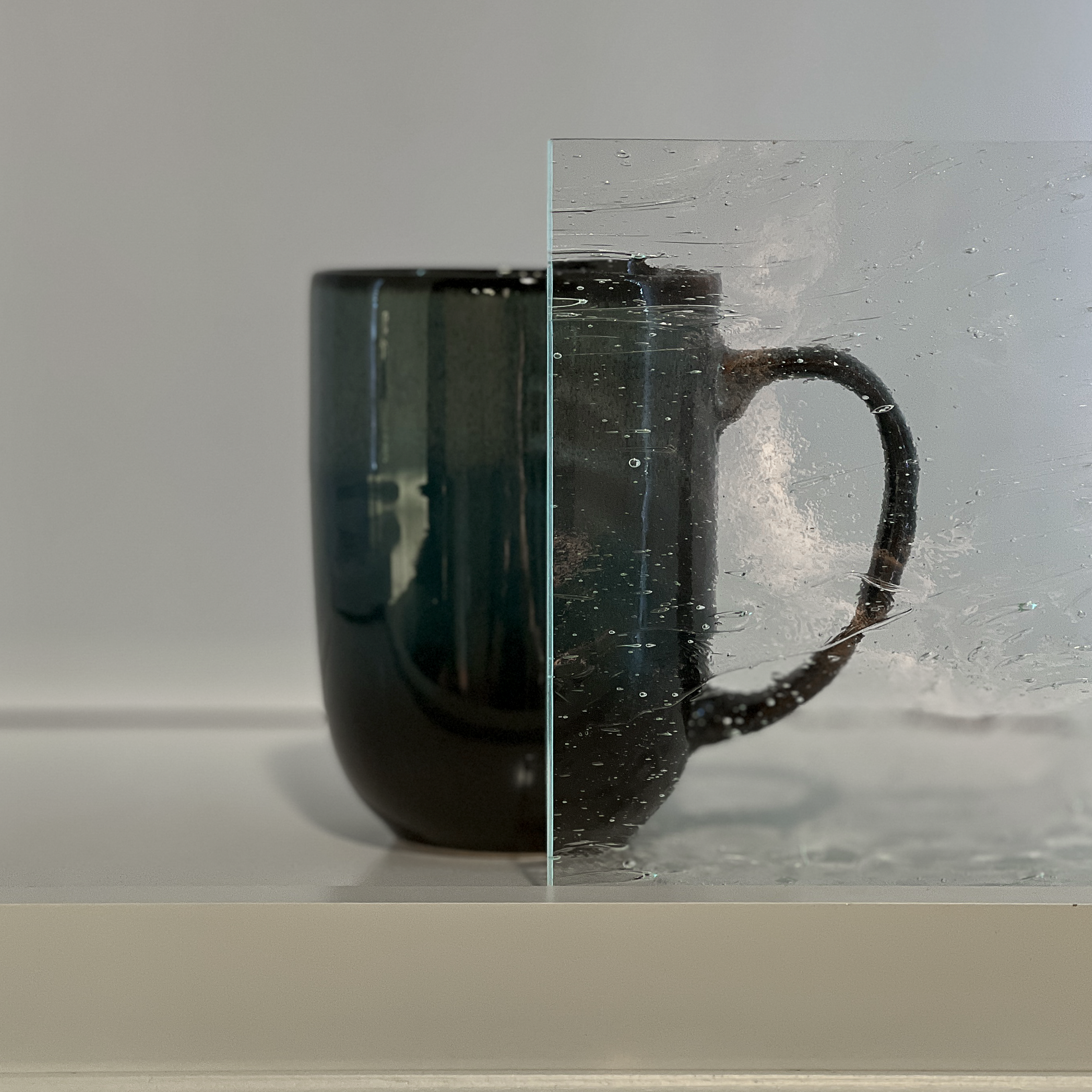 Glacier – A textured, icy surface with soft movement and light obscuration. Ideal for adding subtle privacy while keeping a modern edge.