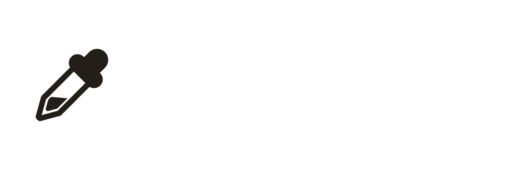 Logo for ColorDrop by Harris Cabinetry, featuring a paint dropper icon and text in white on a black background.