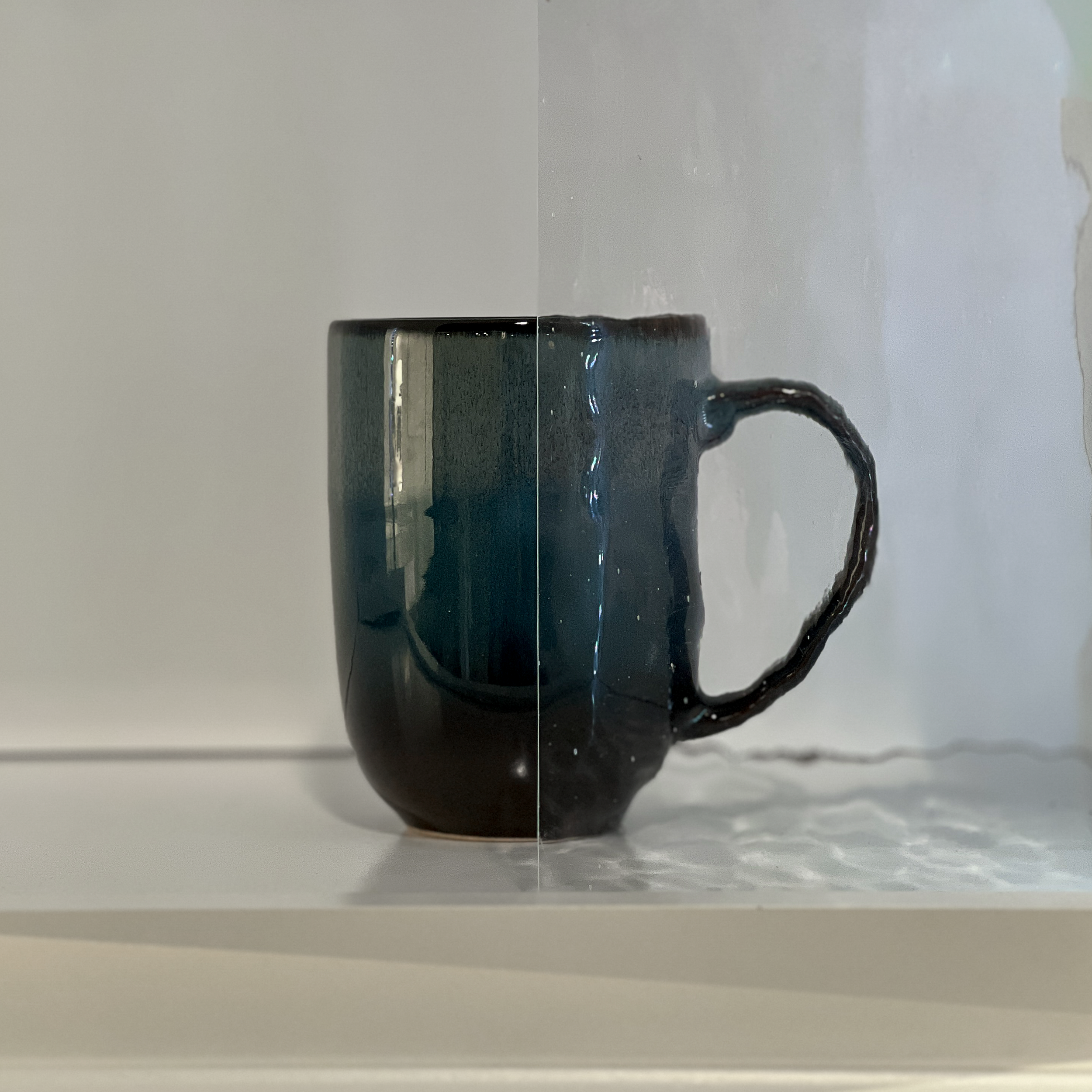 Water – A fluid surface pattern with shallow, natural-looking ripples. Enhances light play while maintaining full transparency.