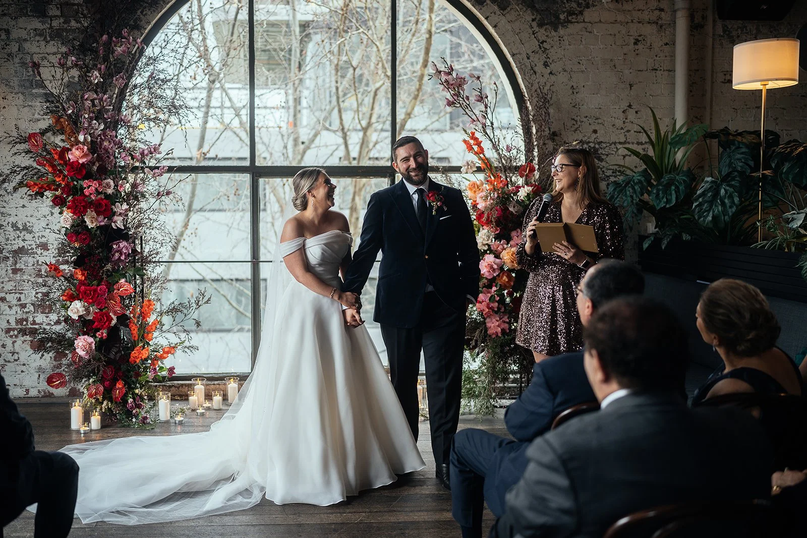 Married by Beck - Marriage celebrant in Melbourne, Mornington Peninsula and the Yarra Valley is at Panama Dining Room tell the love story of a couple