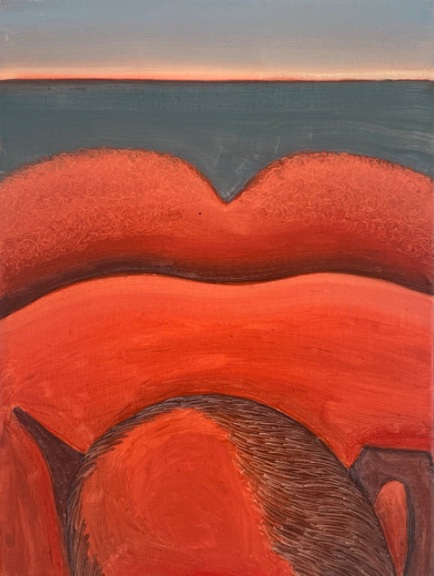 Ehab (Herring Cove), oil on linen, 9 by 12 inches, 2025 $1,600