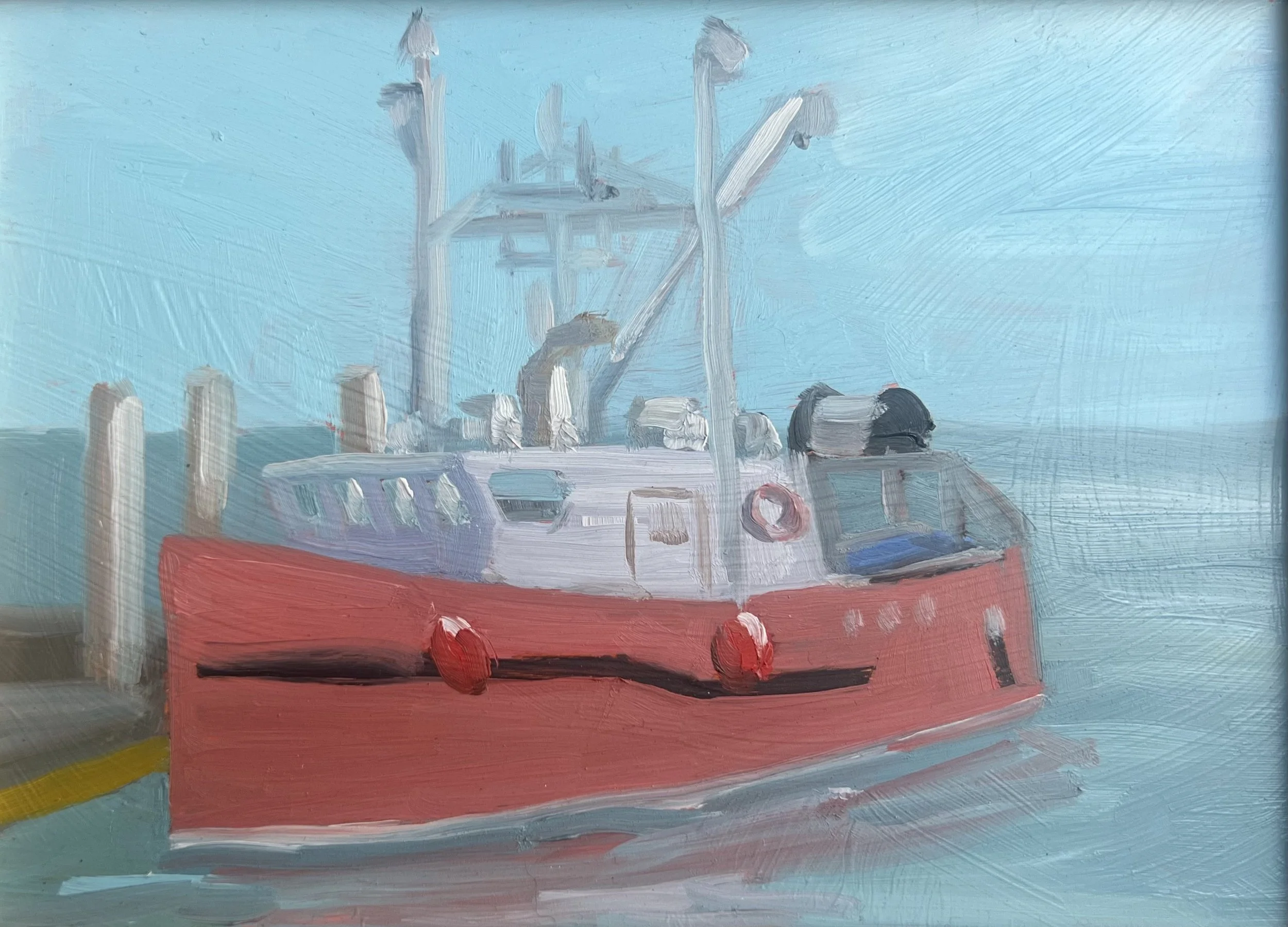 Sun-Bleached Harbor - Caroline Carney