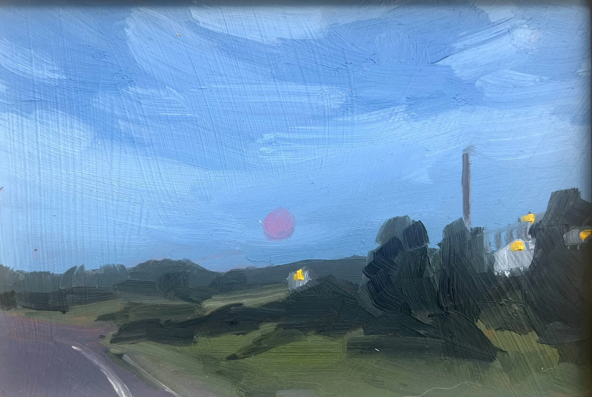 Moonrise Postcard - Caroline Carney