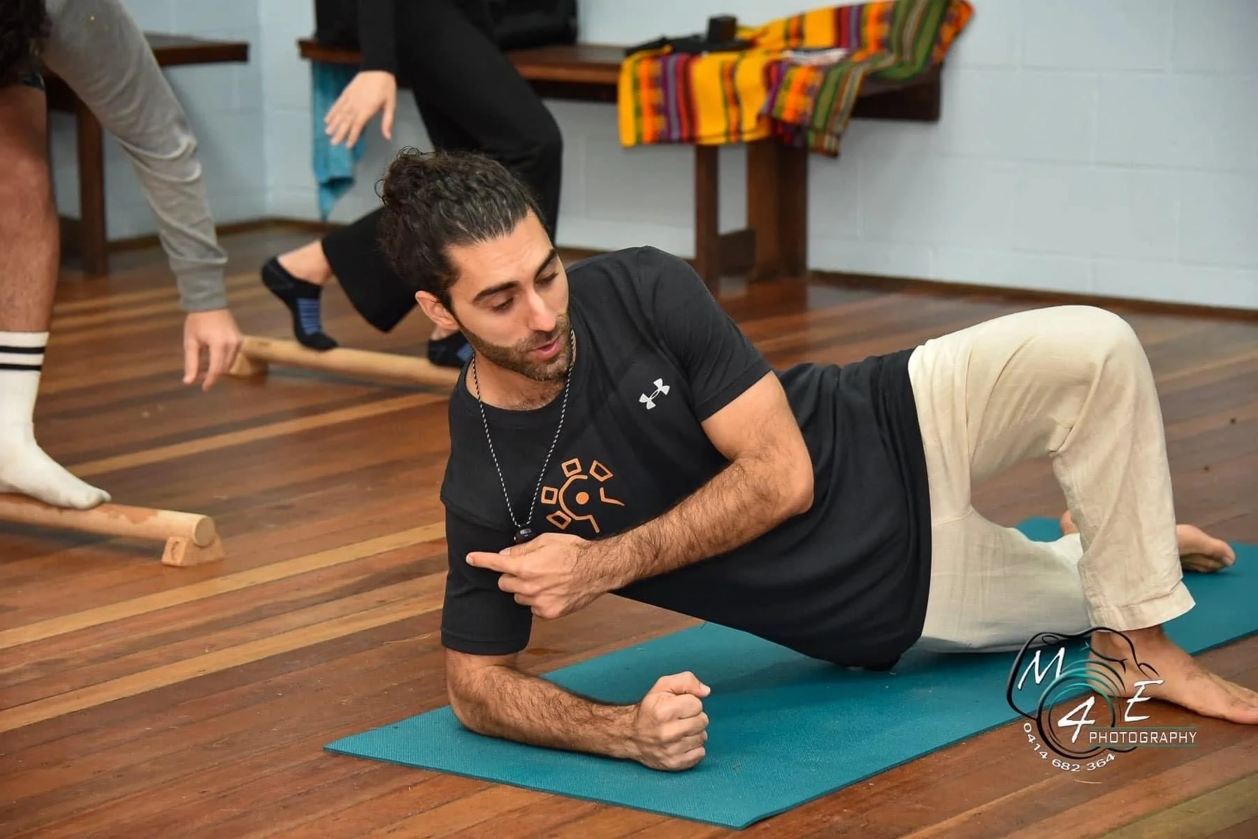 Personal trainer at fresh fysique, teaching a health & wellness class on body weight & strength.