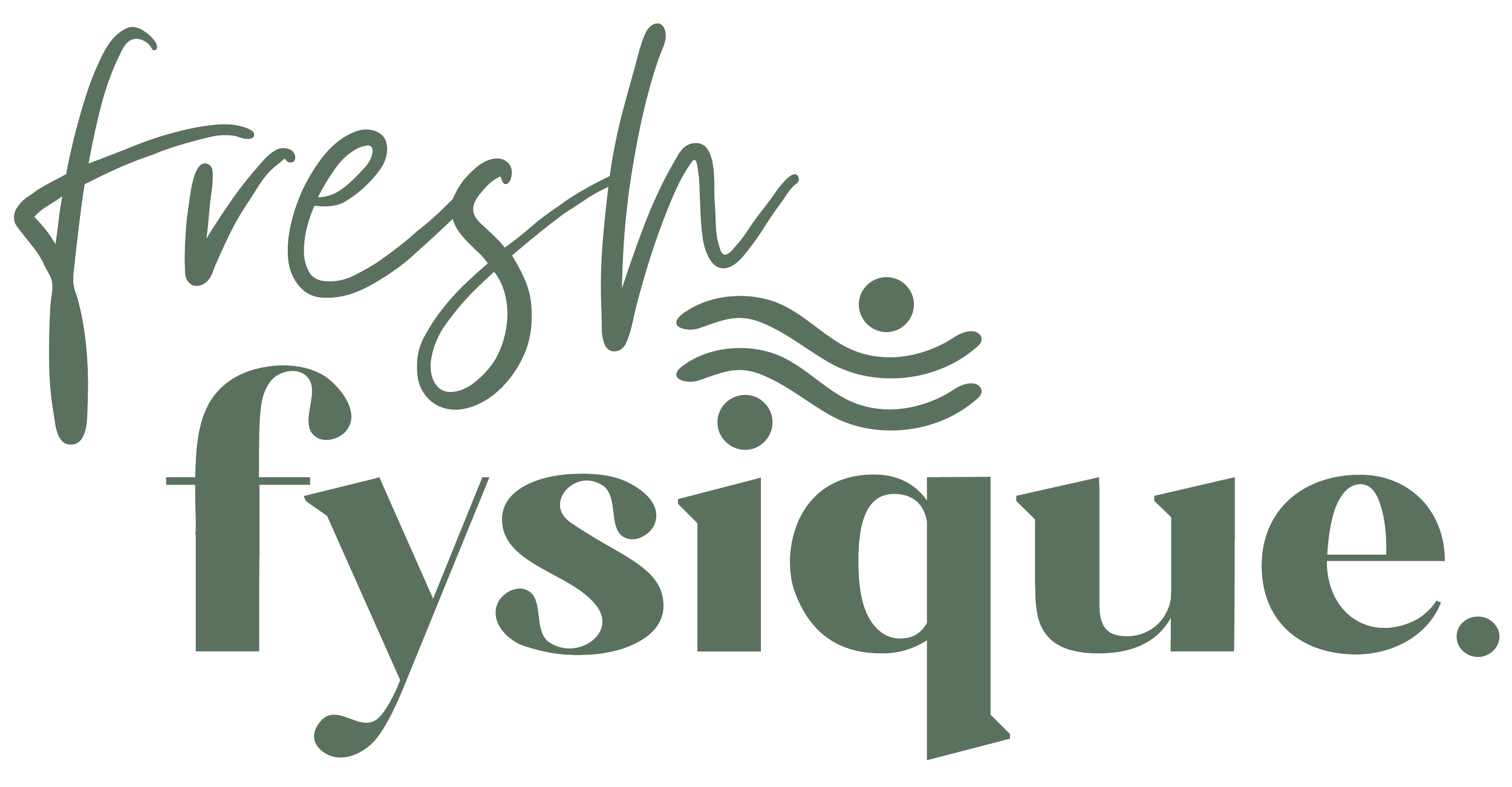 Logo for fresh fysique, Newport group training. Outdoor fitness.