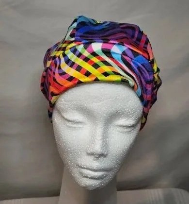 Rainbow Swirl Beanie Weanie With Liner