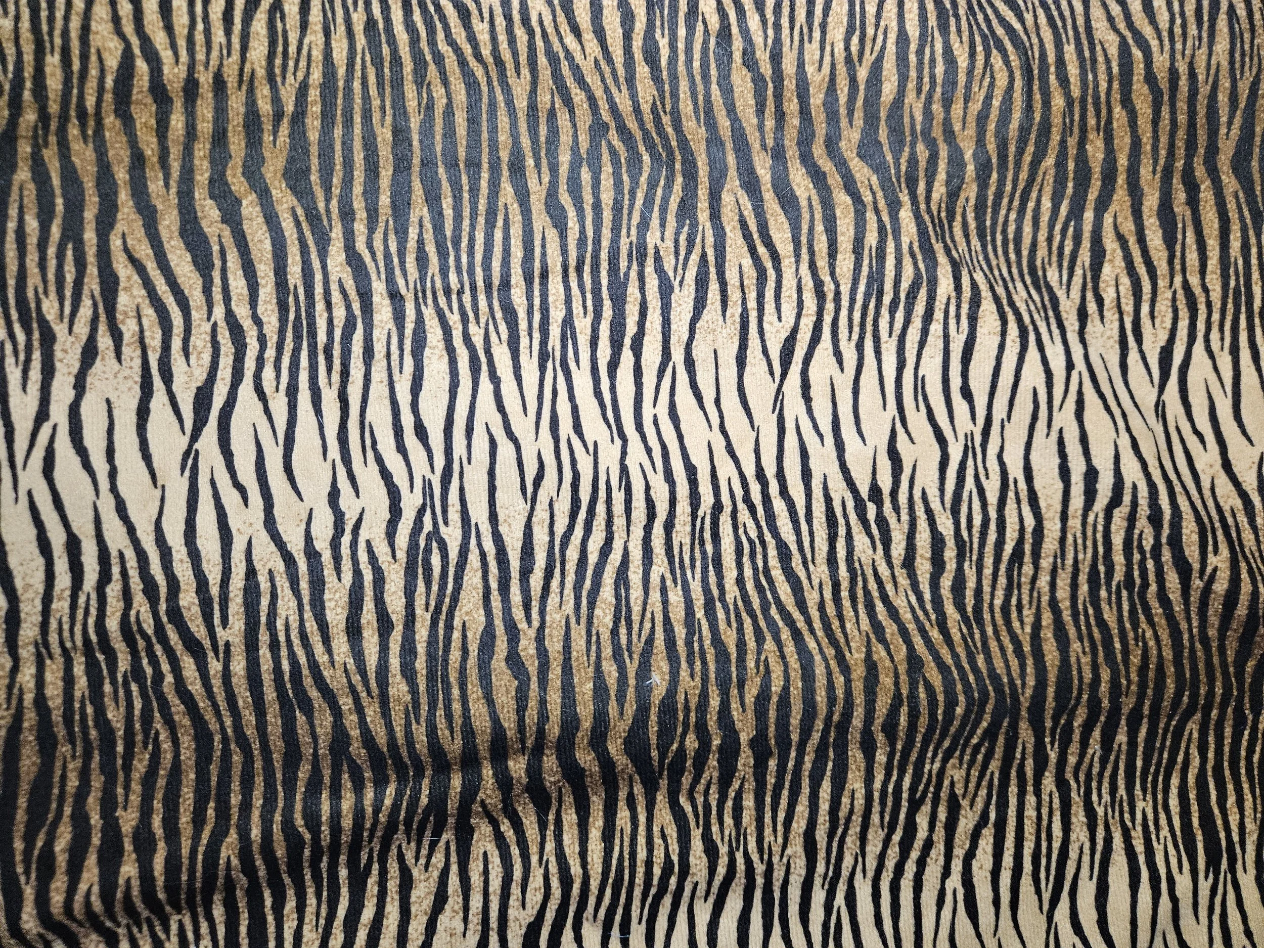 Striped Plush Print
