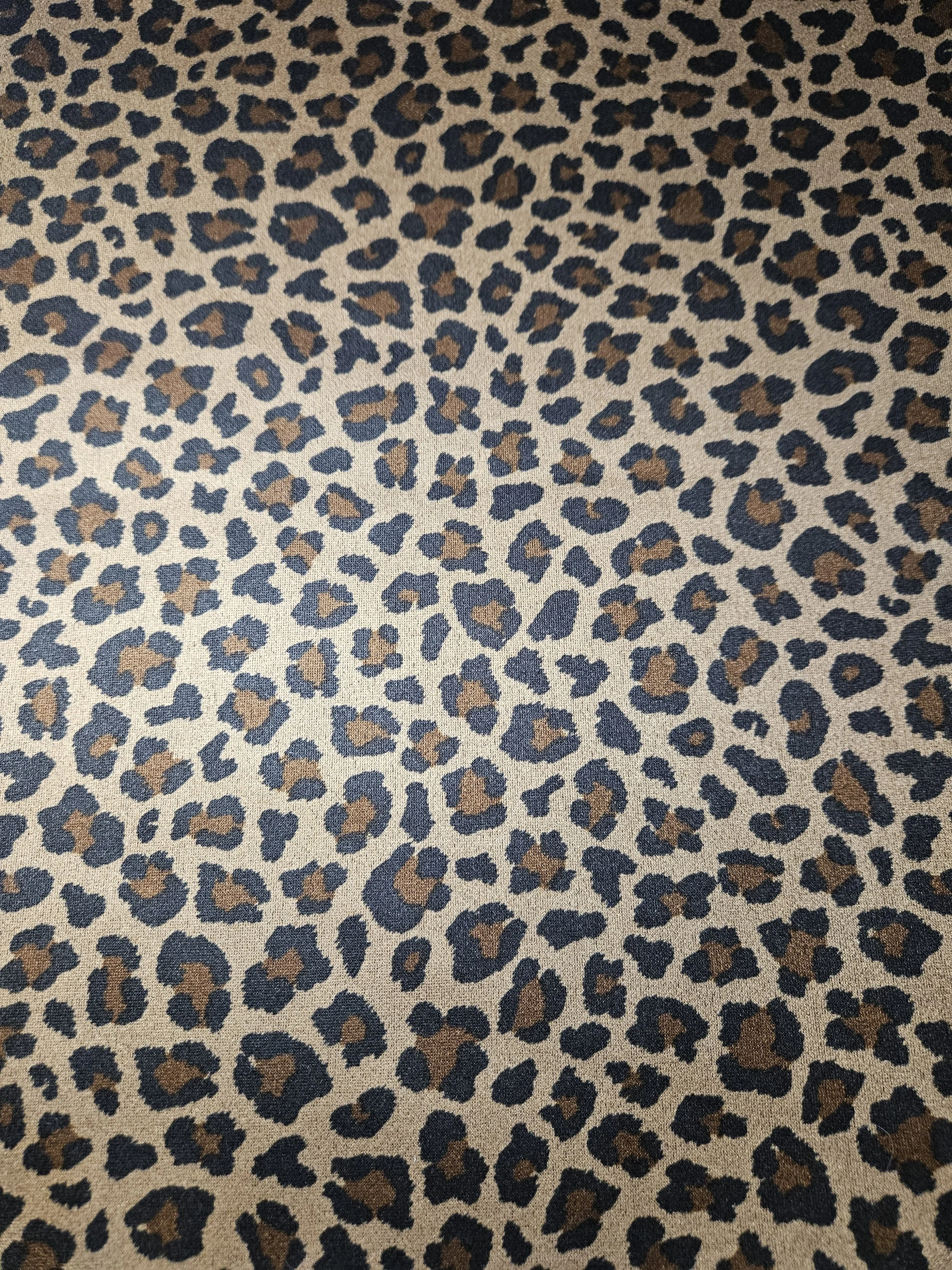 Thick Plush Non-Stretchy Cheetah