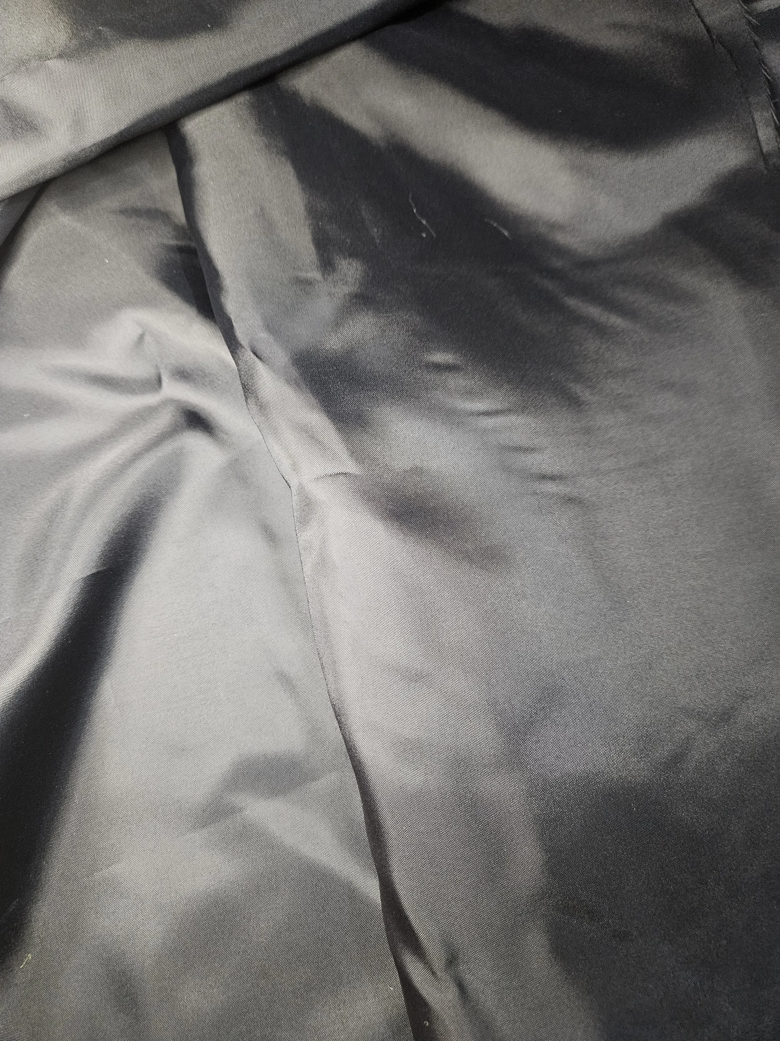 Black Thin "Lining" Material - Windbreaker style