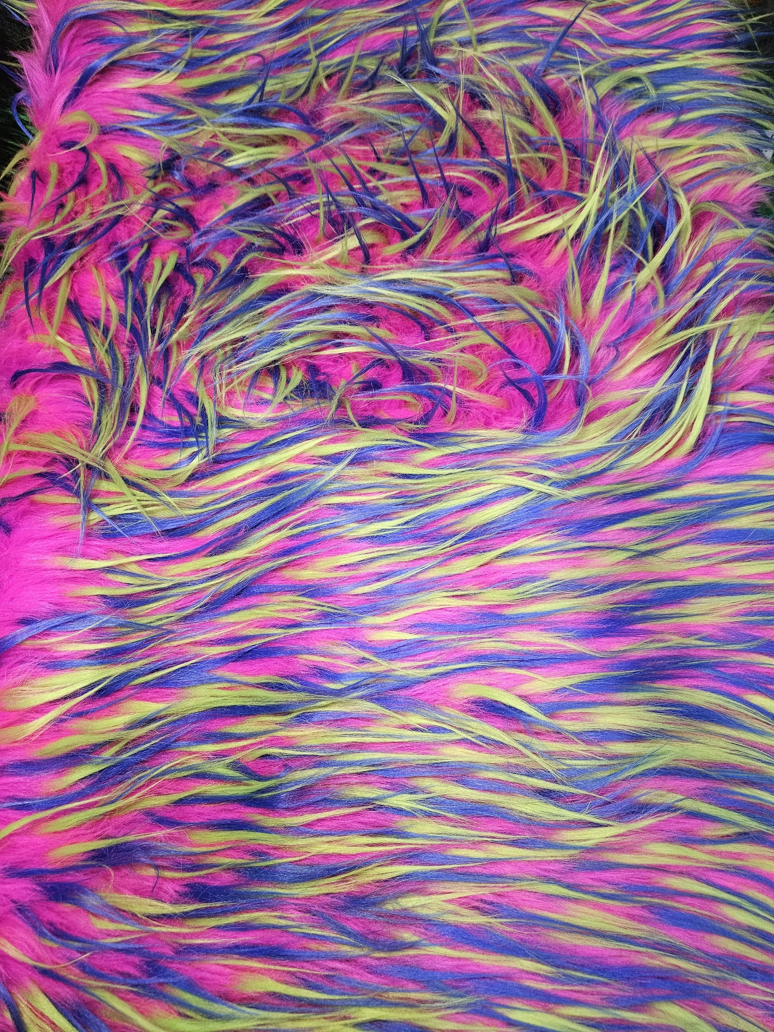 Pink, Blue, Lime