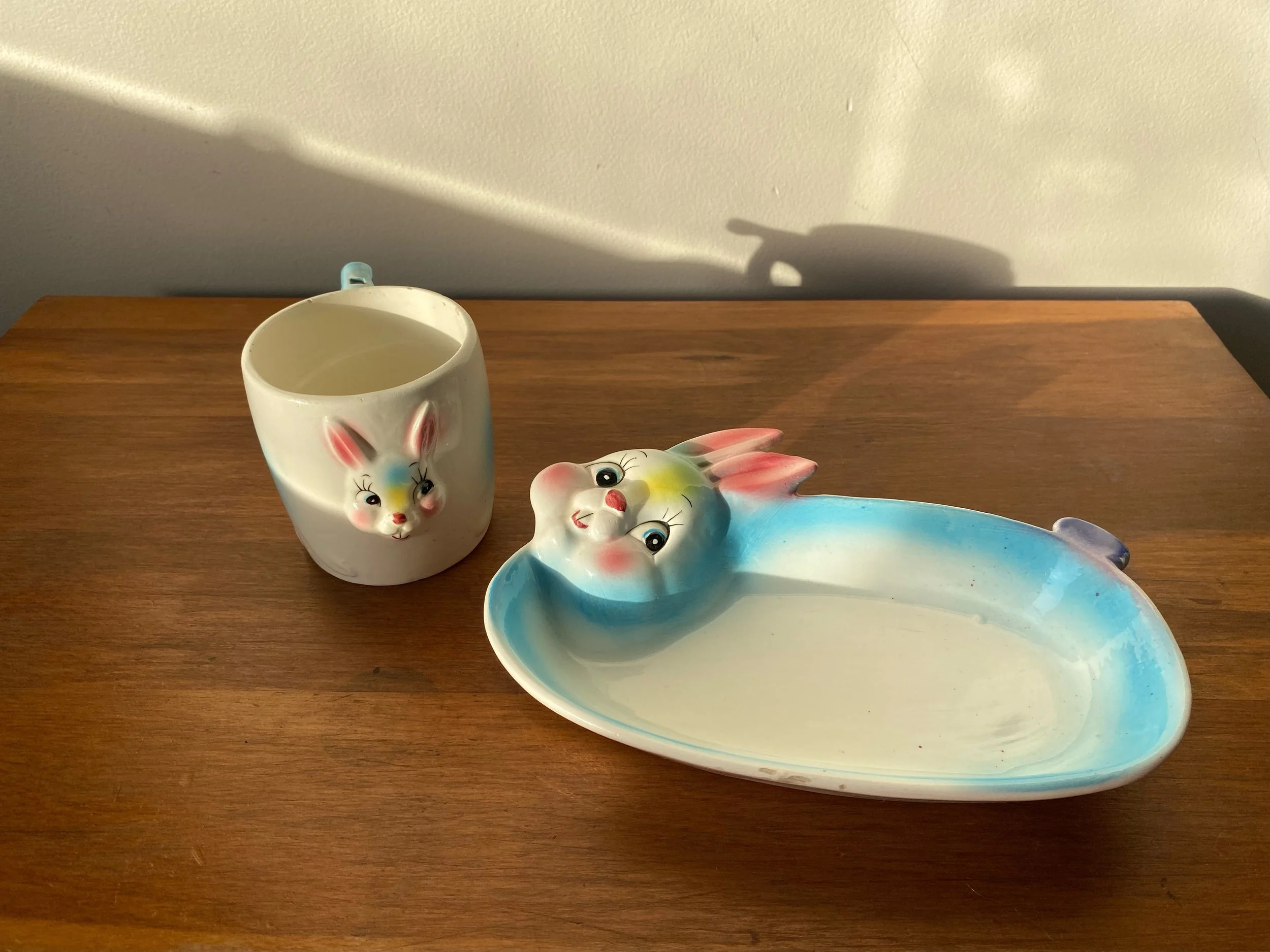 Bunny Whistle Mug and Plate