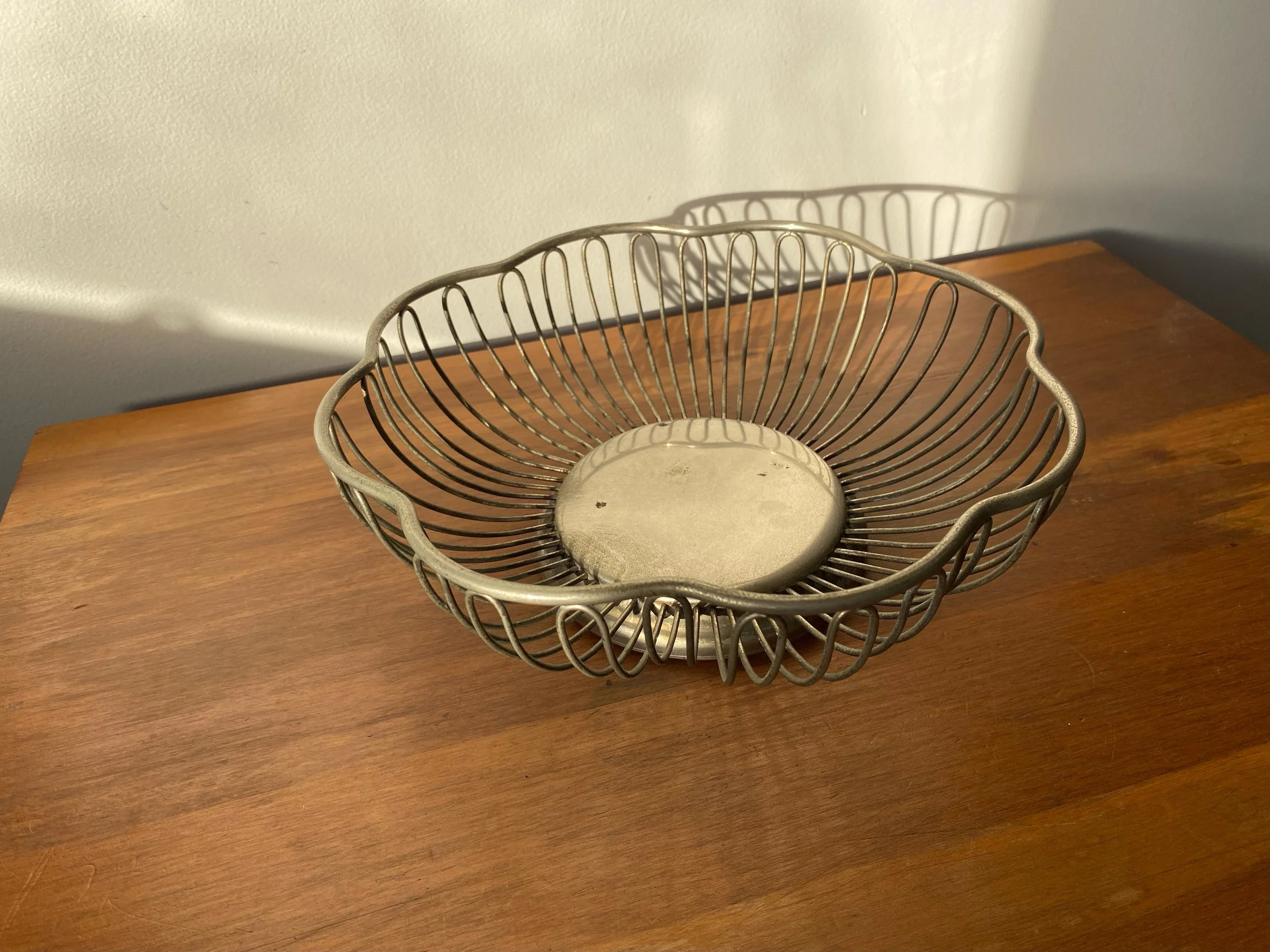 Vintage Wire Fruit Bowl