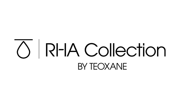 RHA Collection by Teoxane dermal filler brand logo.
