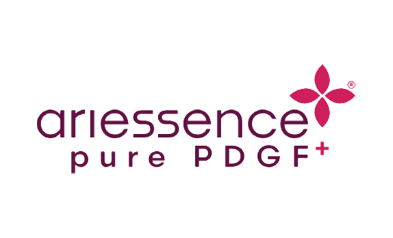 ArliEssence Pure PDGF+ skin rejuvenation product logo.