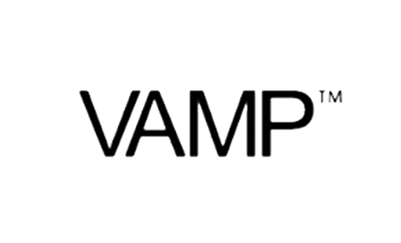 VAMP medical aesthetics product brand logo.
