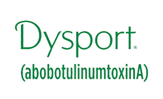 Dysport neurotoxin injectable treatment logo.