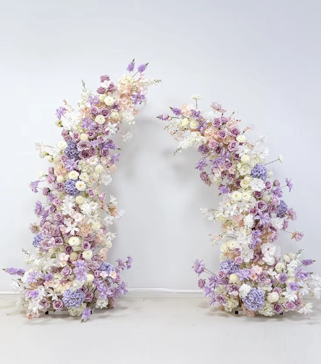 Purple White Deconstructed Arch