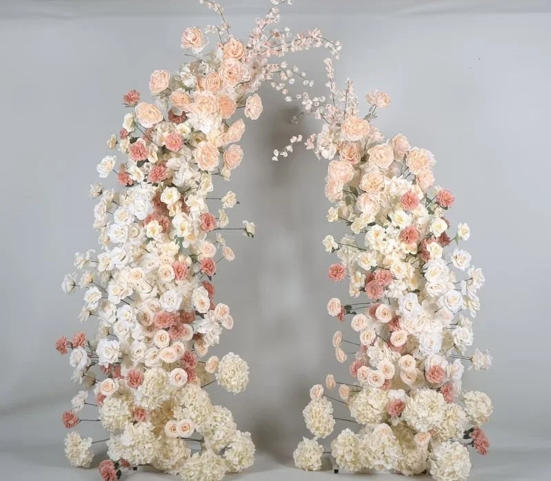 Champage Coral Deconstructed Arch