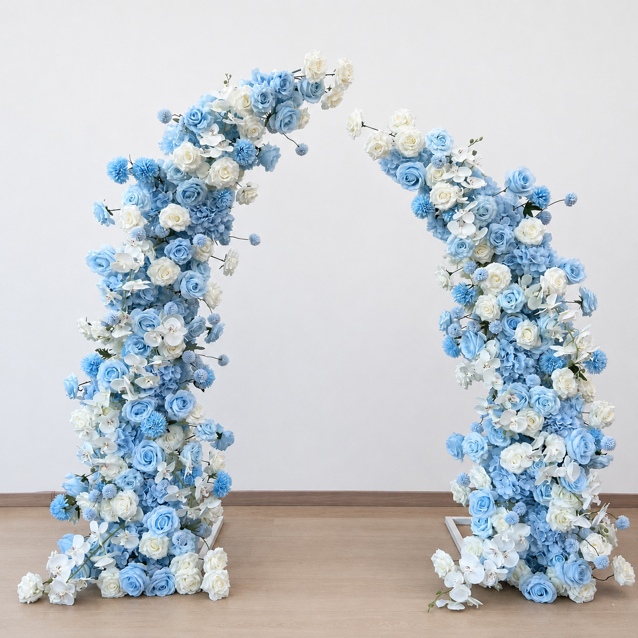 Blue White Deconstructed Arch