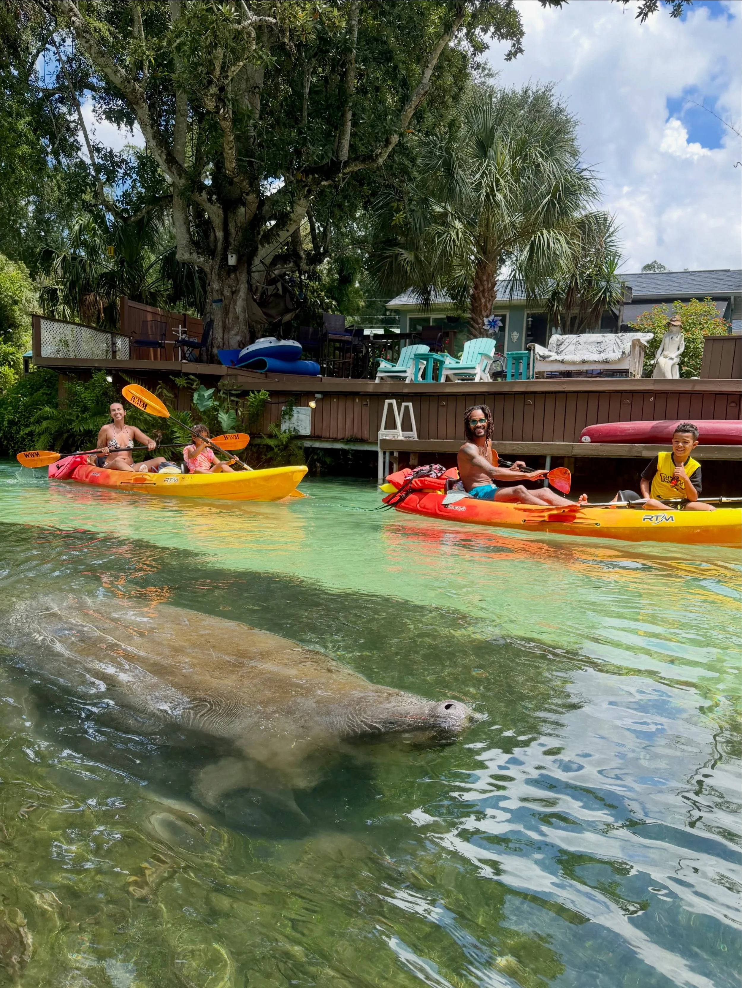 Lil summer recap - impossible to fit all the goodness, but here's some favs💚

Starting off hot with the most epic photo @raychalzz took of us kayaking with manatees at Weeki Wachi😍

Family trip to Key Biscayne🌴

So impressed that my iphone12 captu