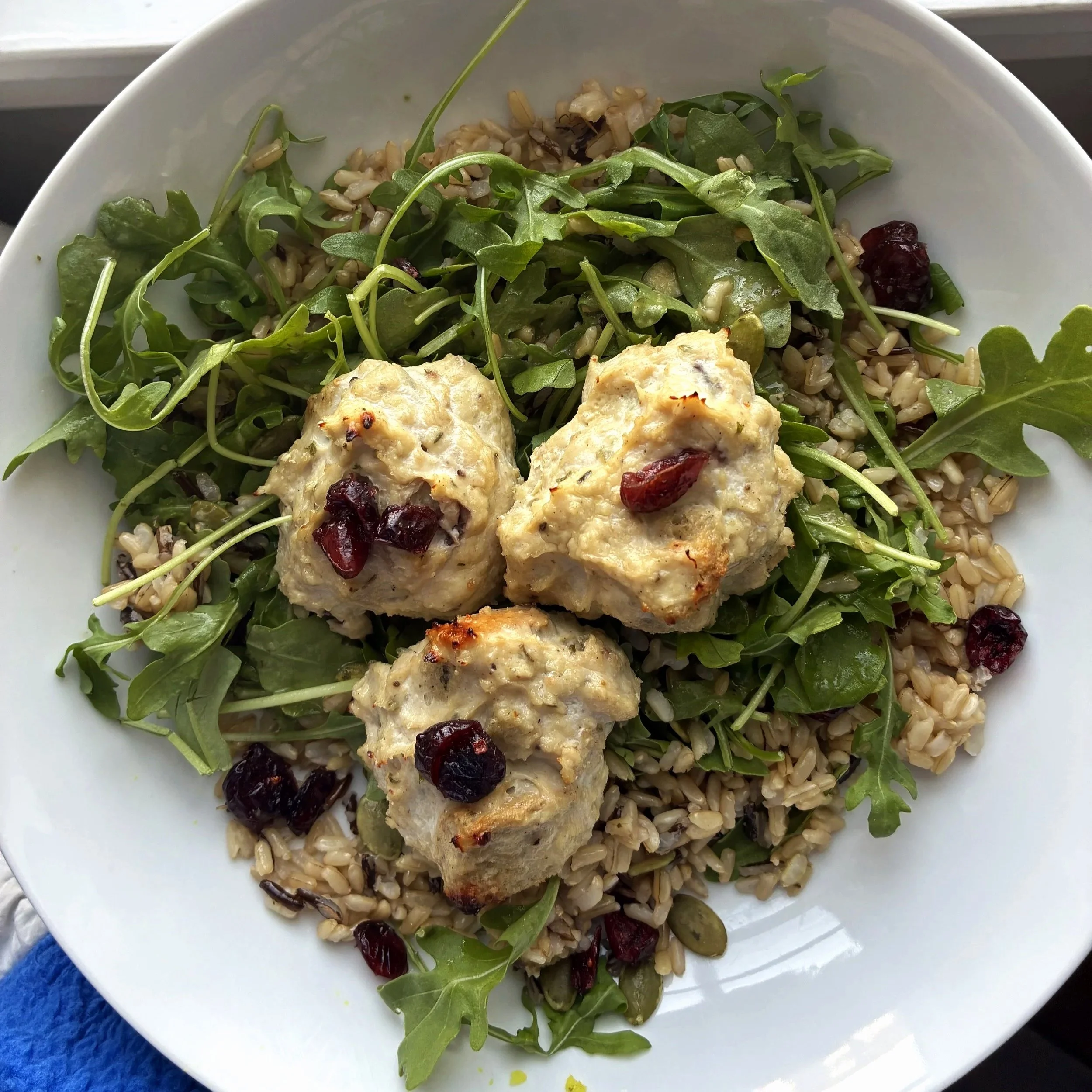 Thanksgiving Style Chicken Meatballs