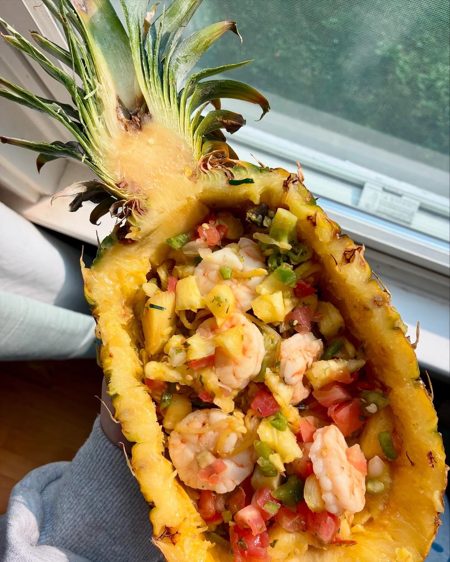 Pinapple Shrimp Summer Bowl 