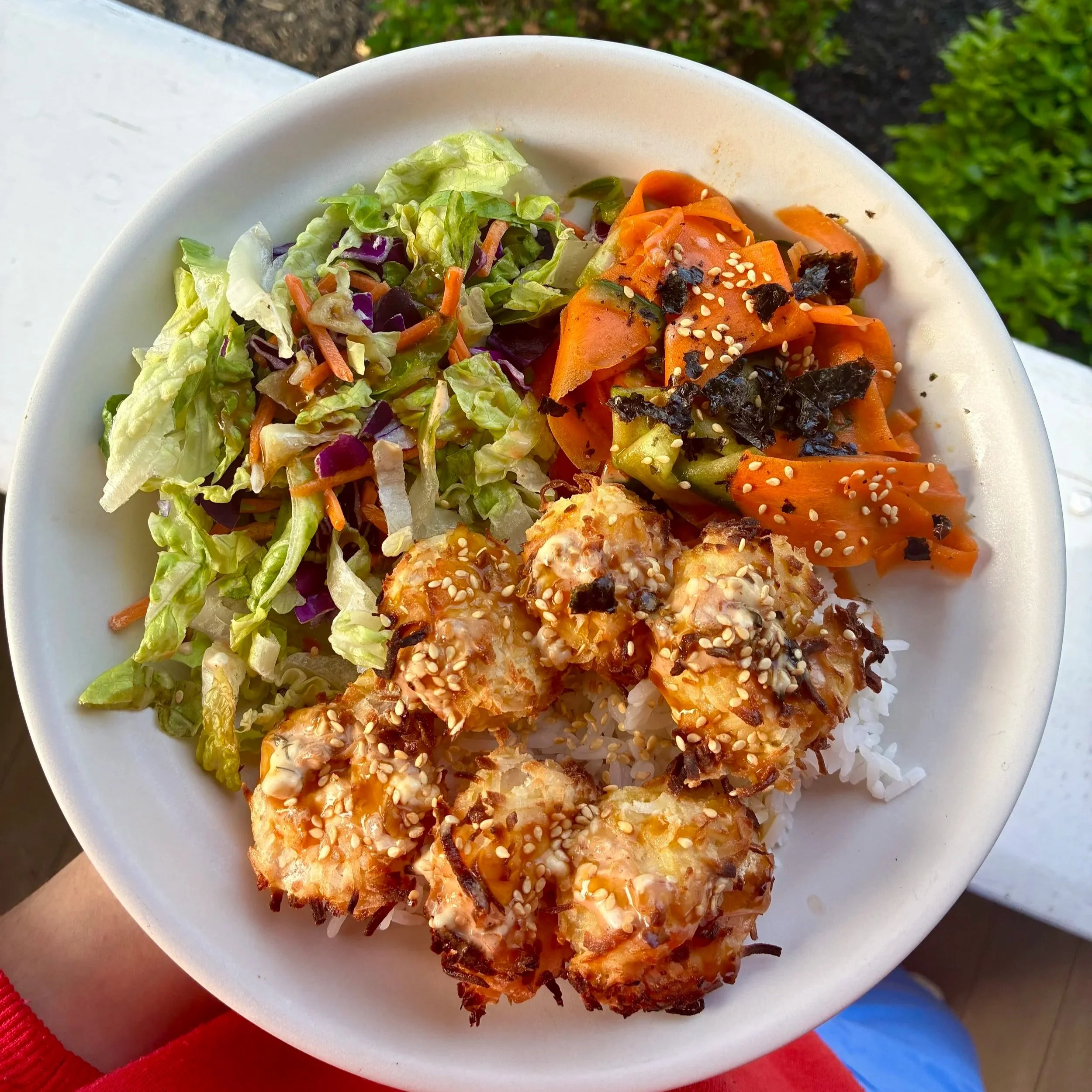 Air-Fryer Coconut Shrimp Bowl 