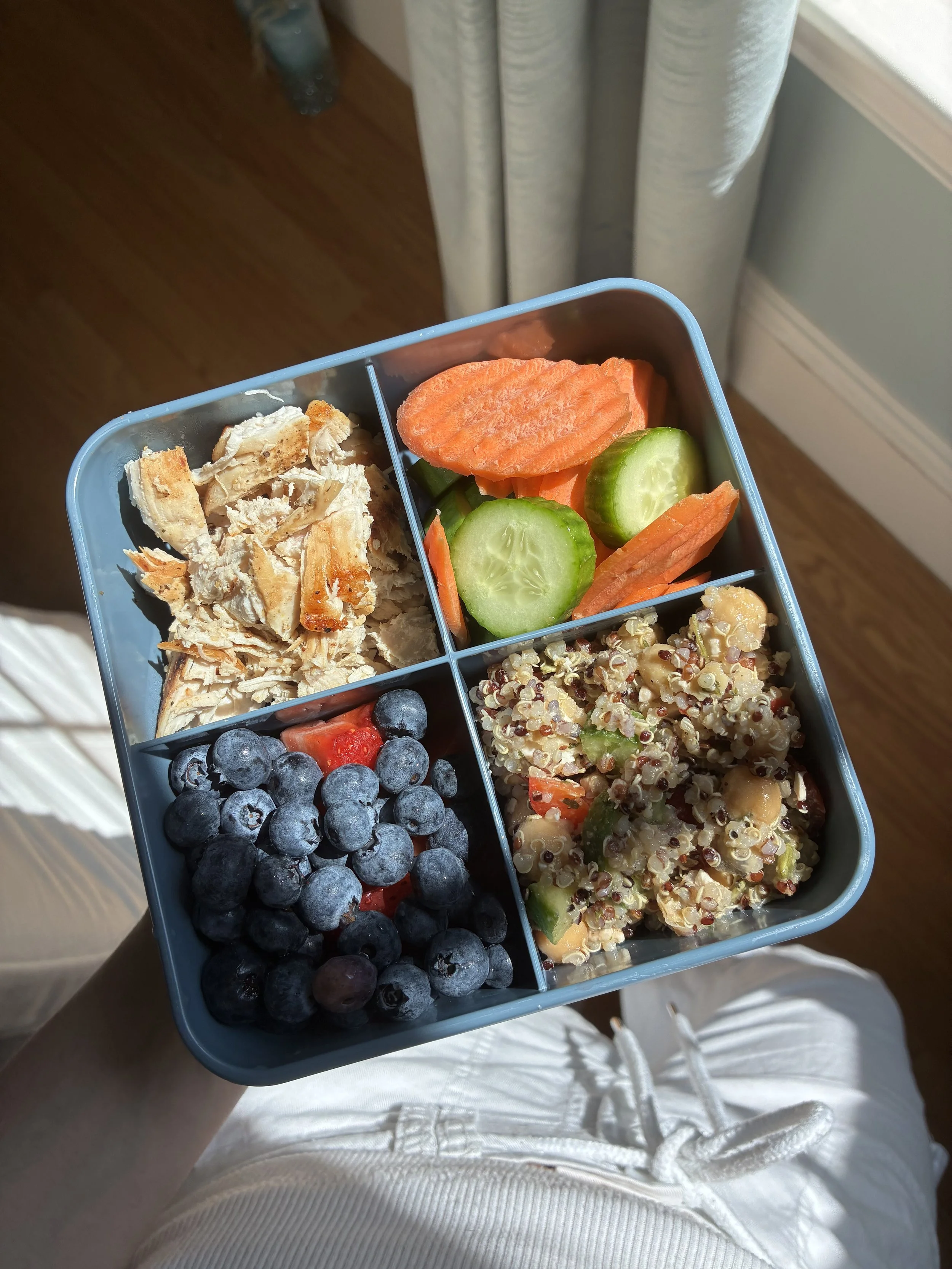 4-Section Bento Box: Easy Snack + Lunch Prep