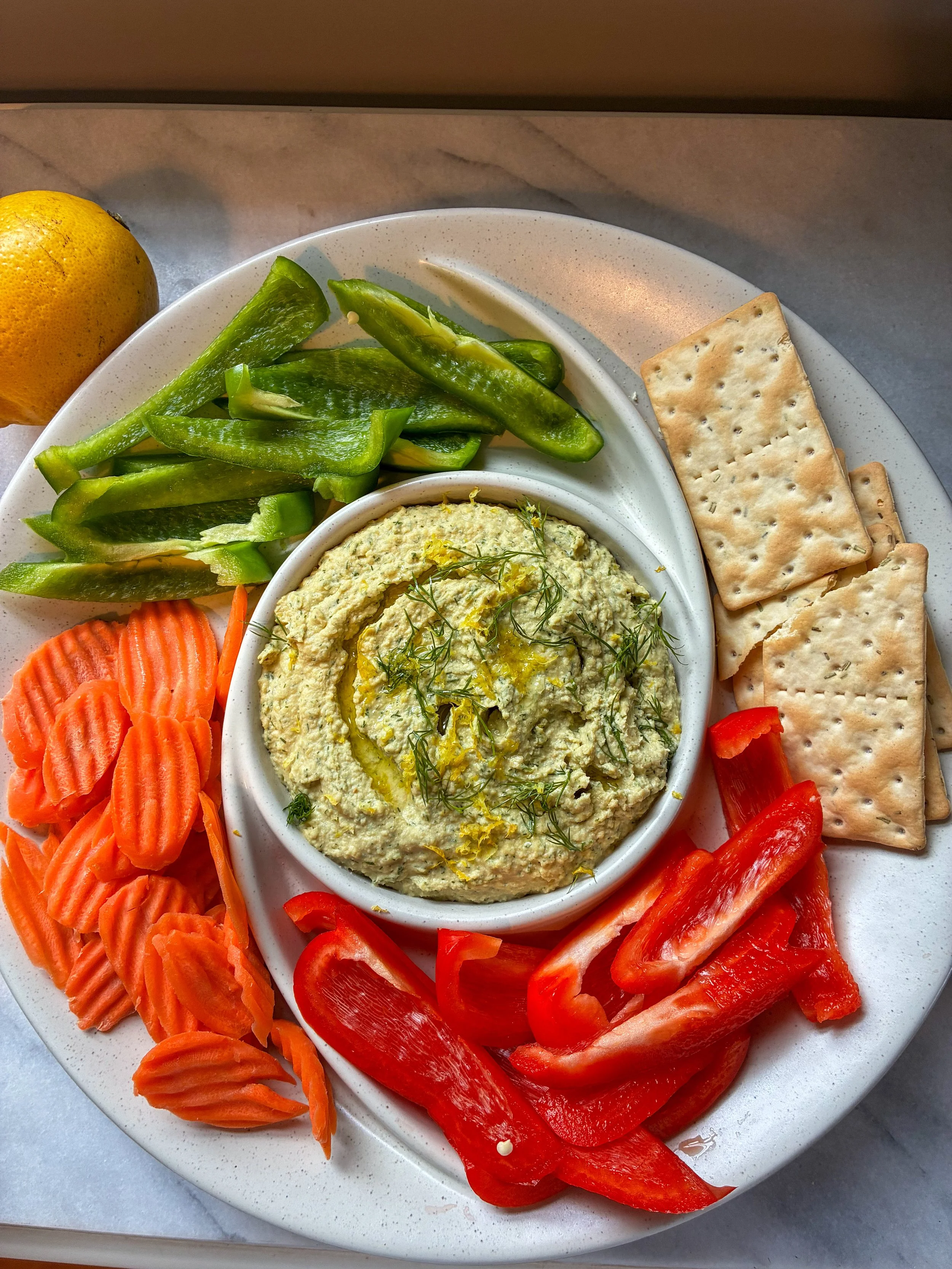 Fresh Lemon Dill Hummus