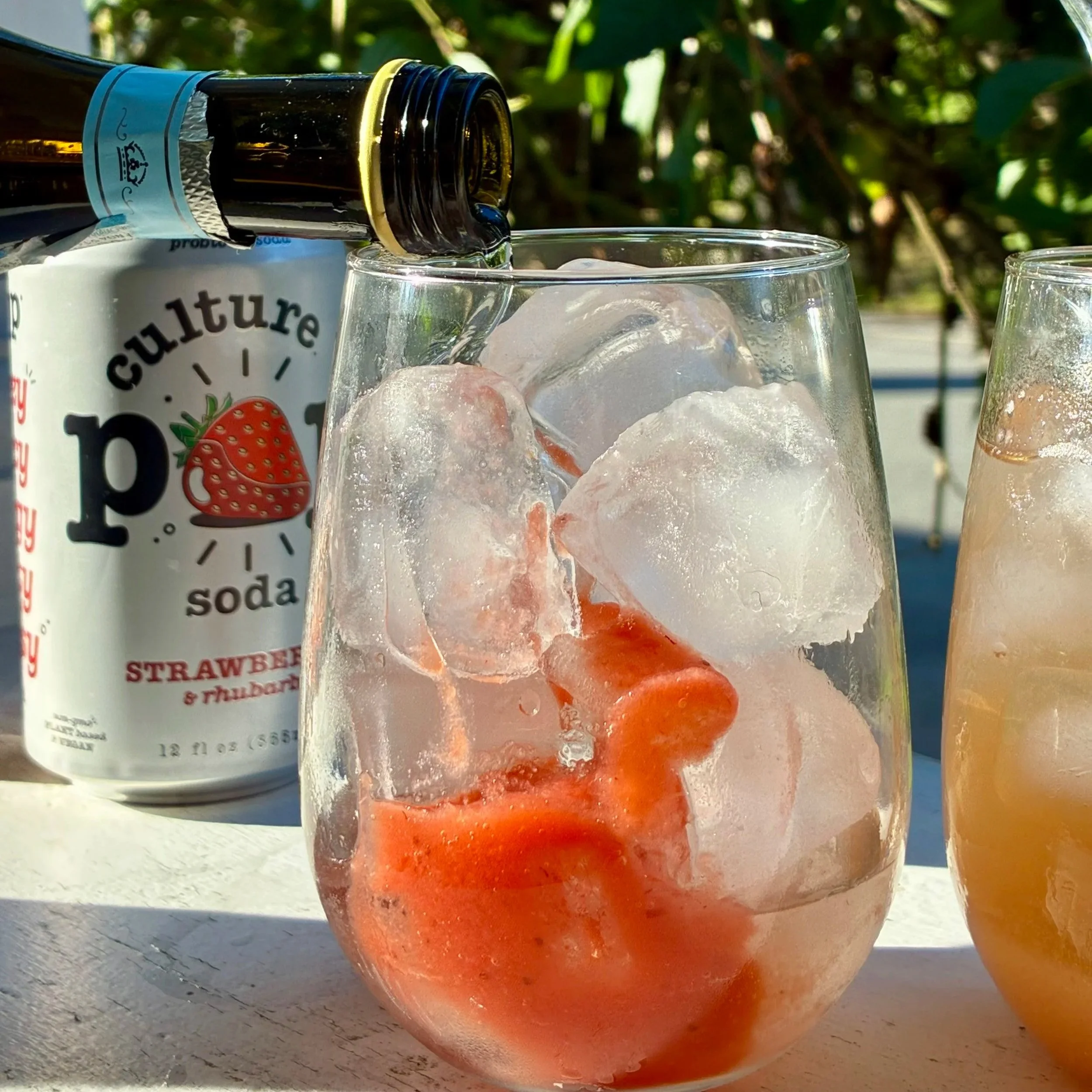 Strawberry Rhubarb Spritz