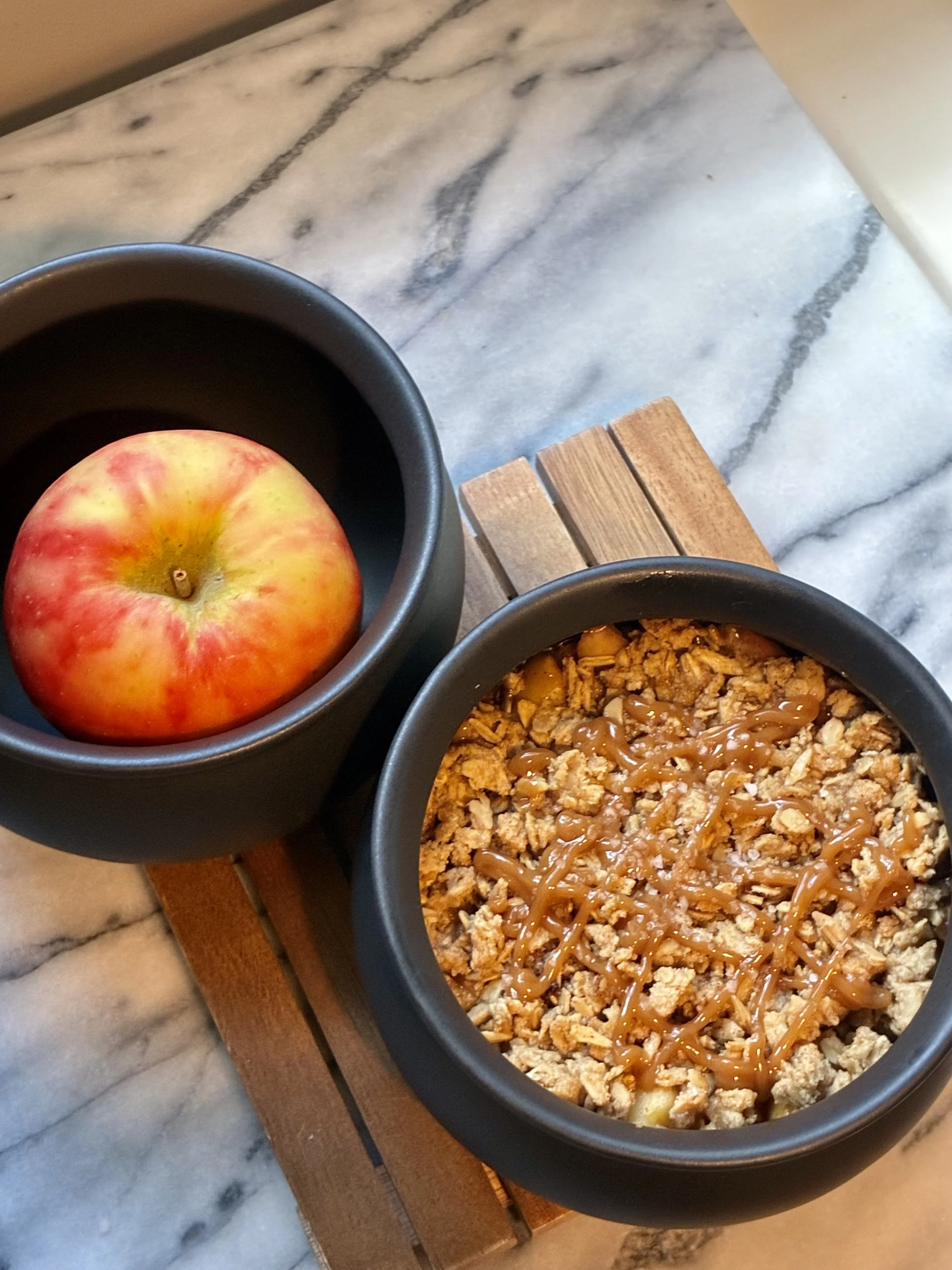 Caramel Apple Crisp
