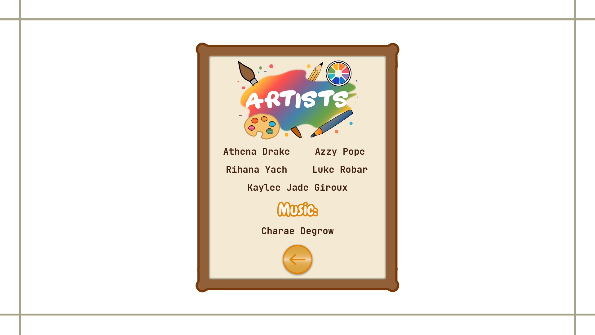 Artist Credits Mockup, Made with Adobe Illustrator
