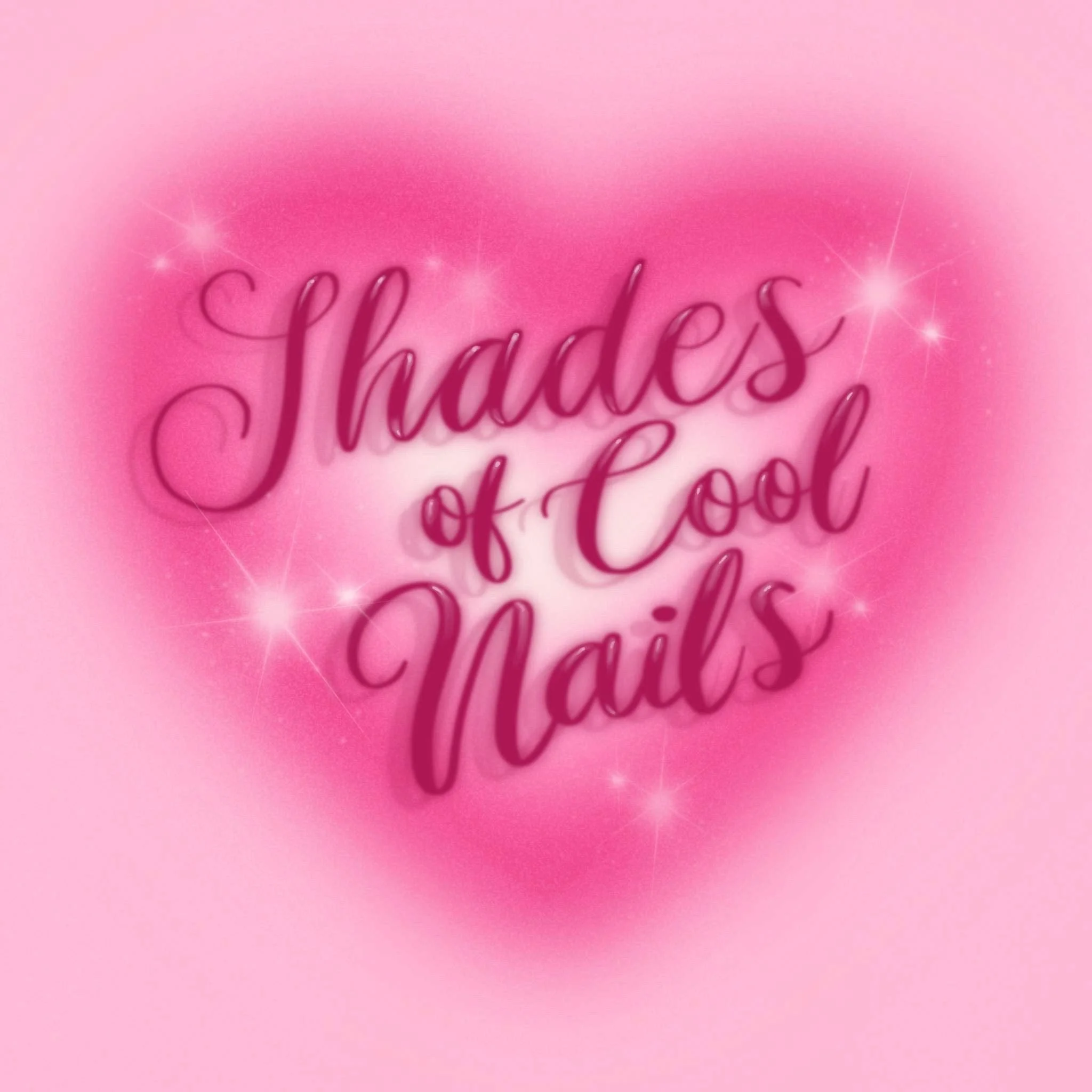 Logo Creation for Shades of Cool Nails, Made with Procreate