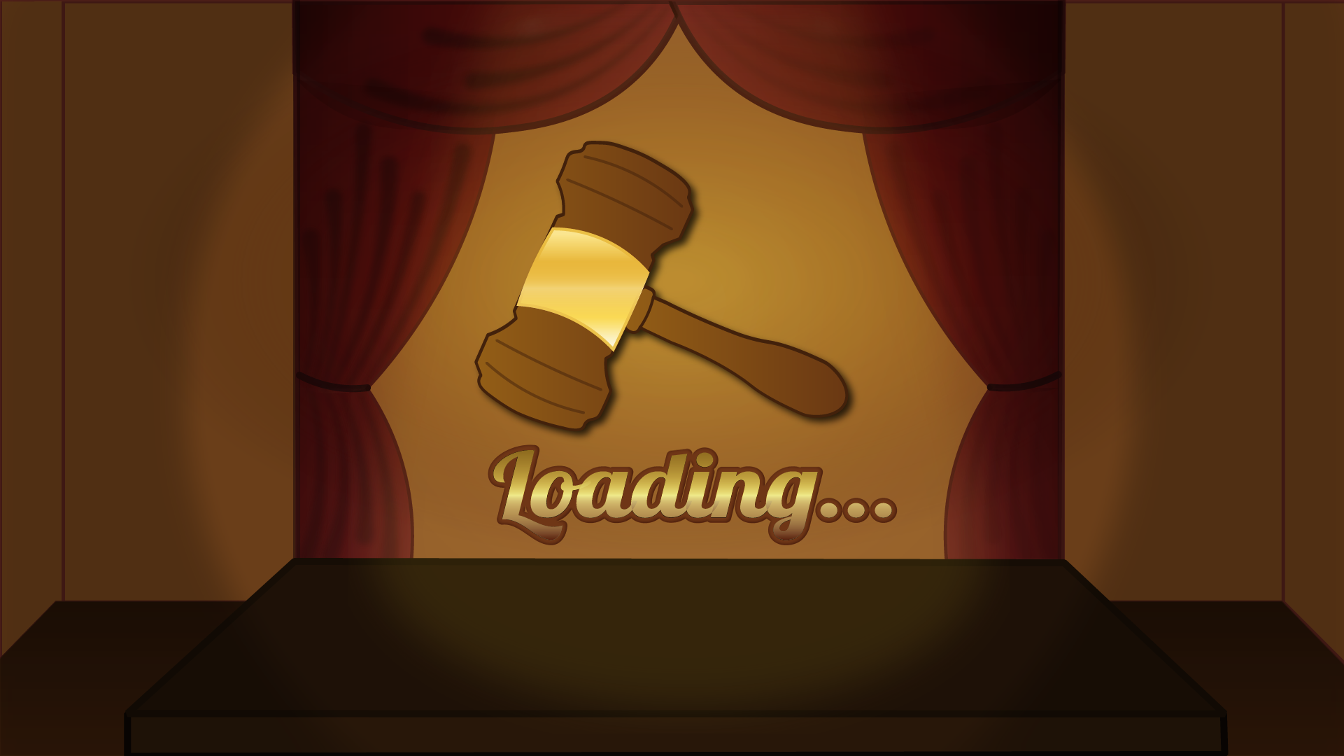 Loading Screen Mockup, Made with Adobe Illustrator