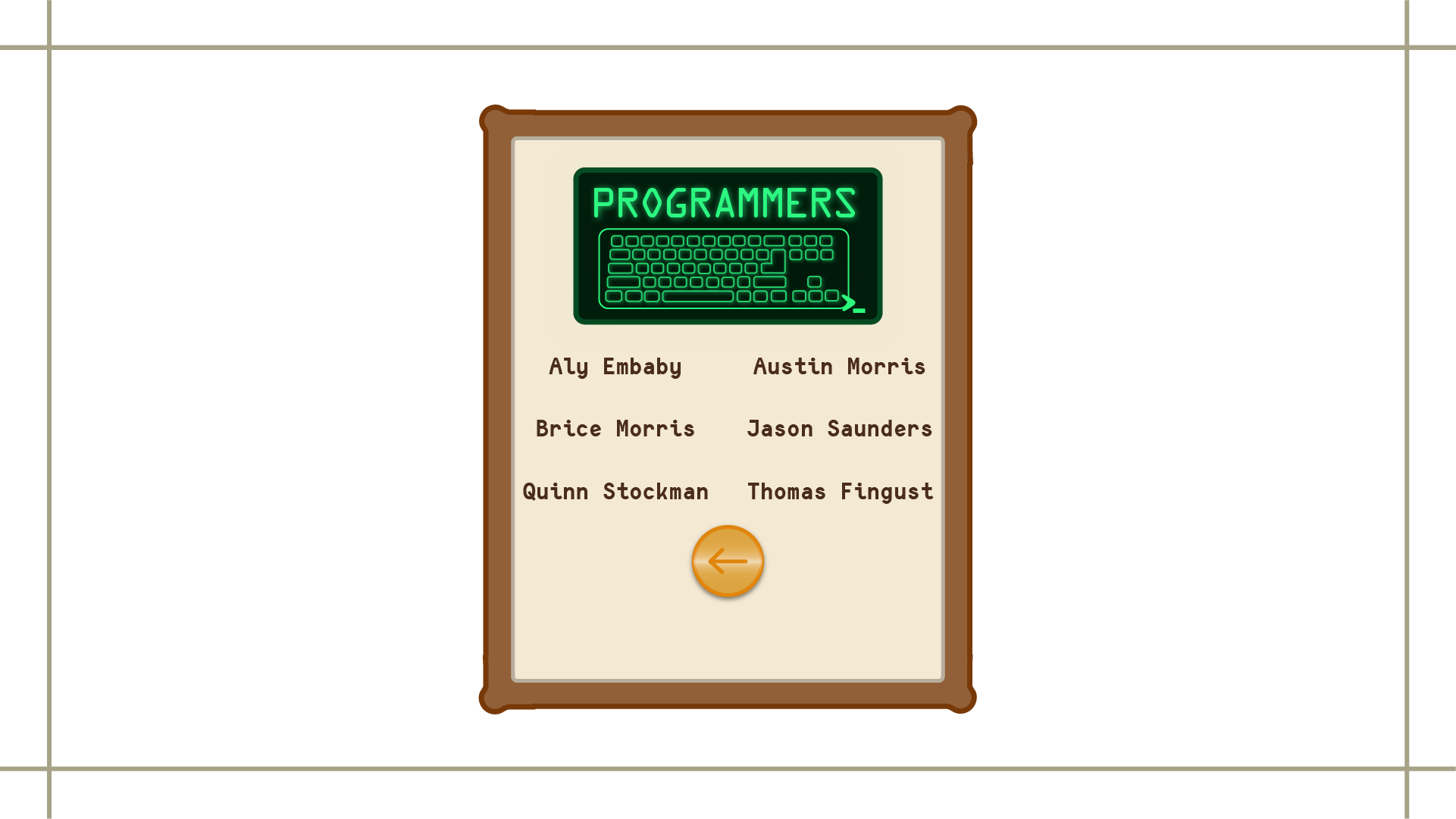 Programmers Credits Mockup, Made with Adobe Illustrator