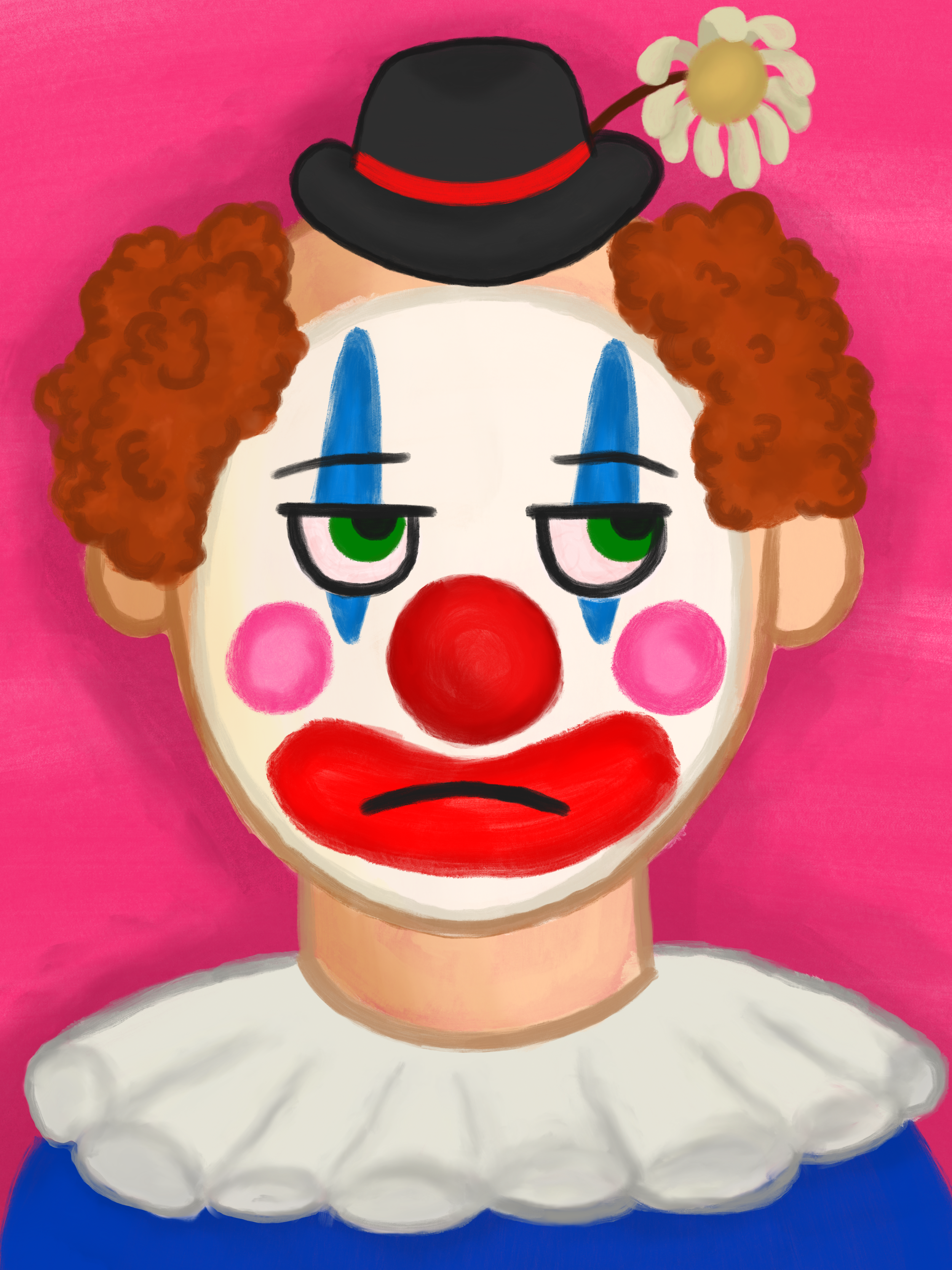 "Bobby The Deadbeat Clown" - Made with Procreate