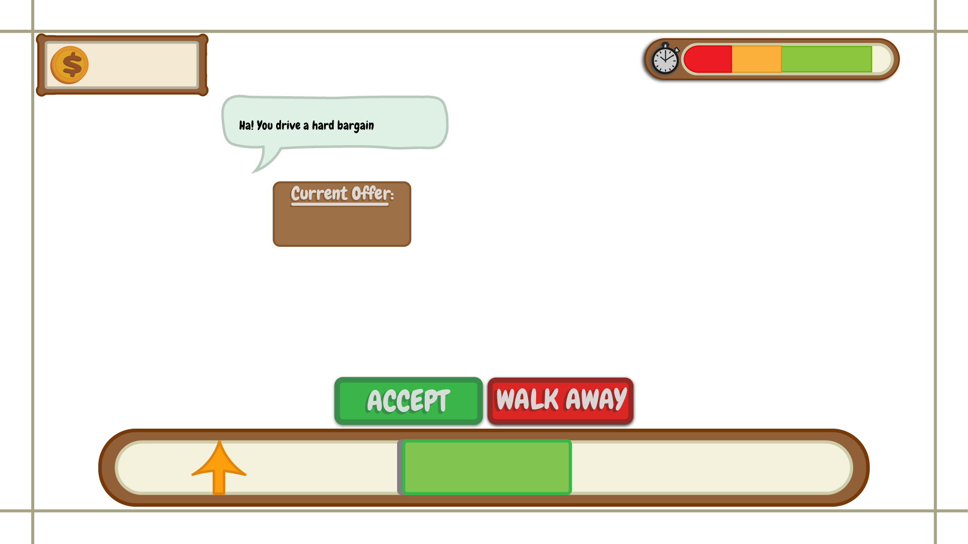Haggling Mockup, Made with Adobe Illustrator
