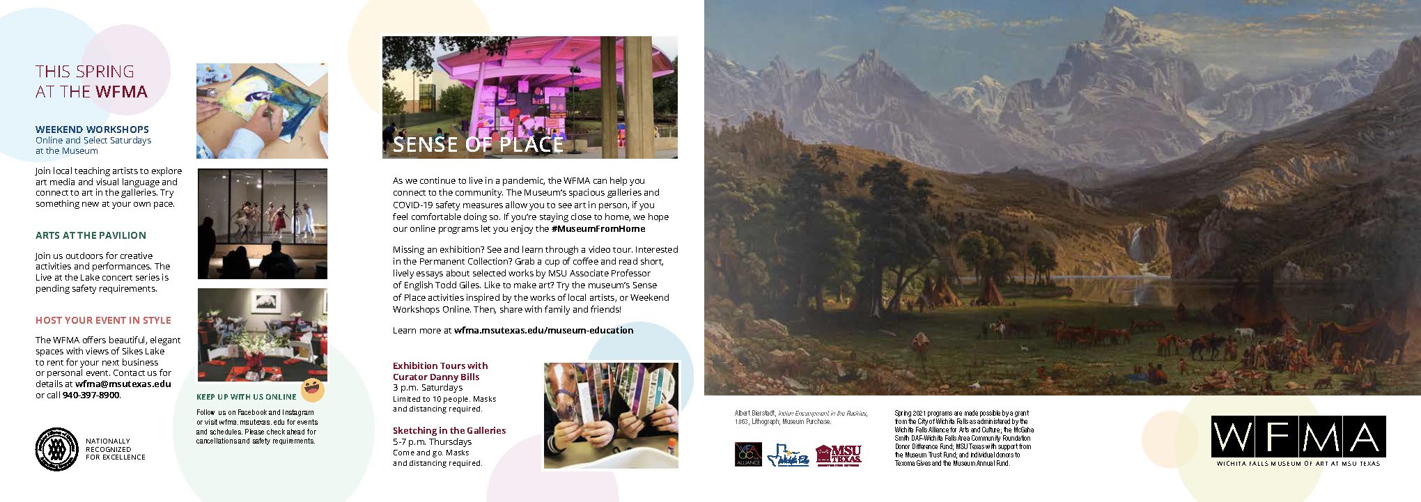 Wichita Falls Museum of Art Brochure Mailer