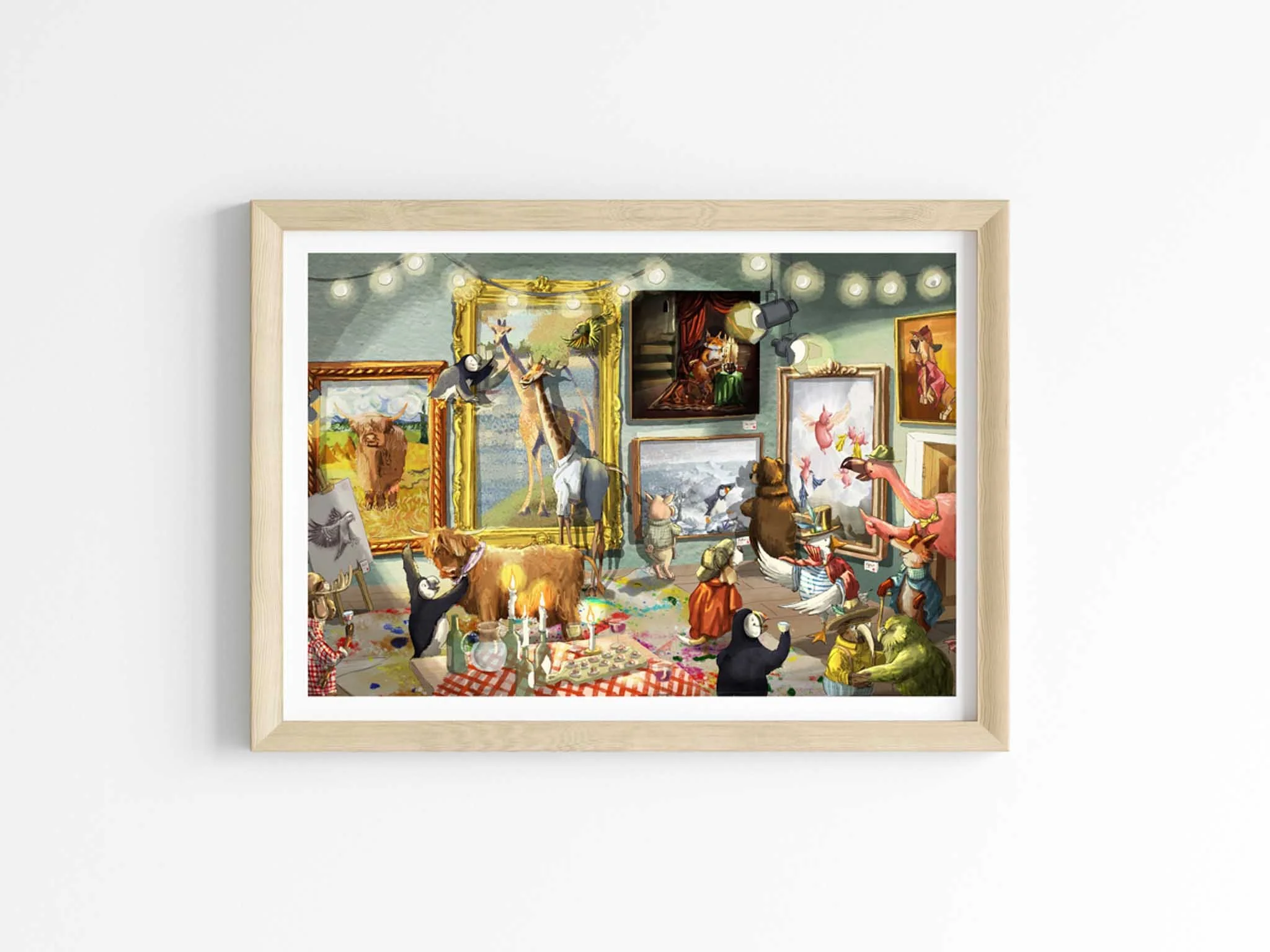 Goose the Artist - pg 28-29. Signed print