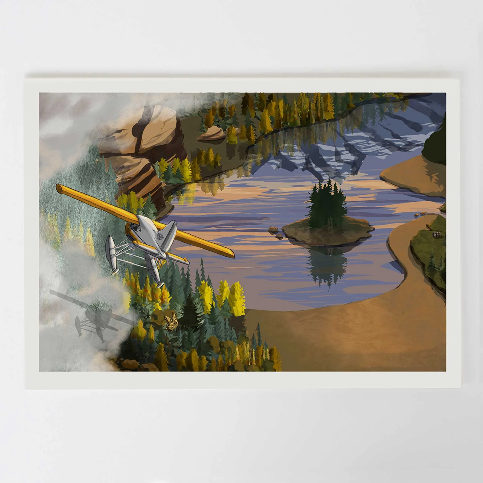 Moose the Pilot - pg 24-25. Signed print