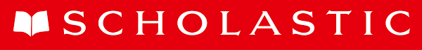 Scholastic logo with red background and white text.
