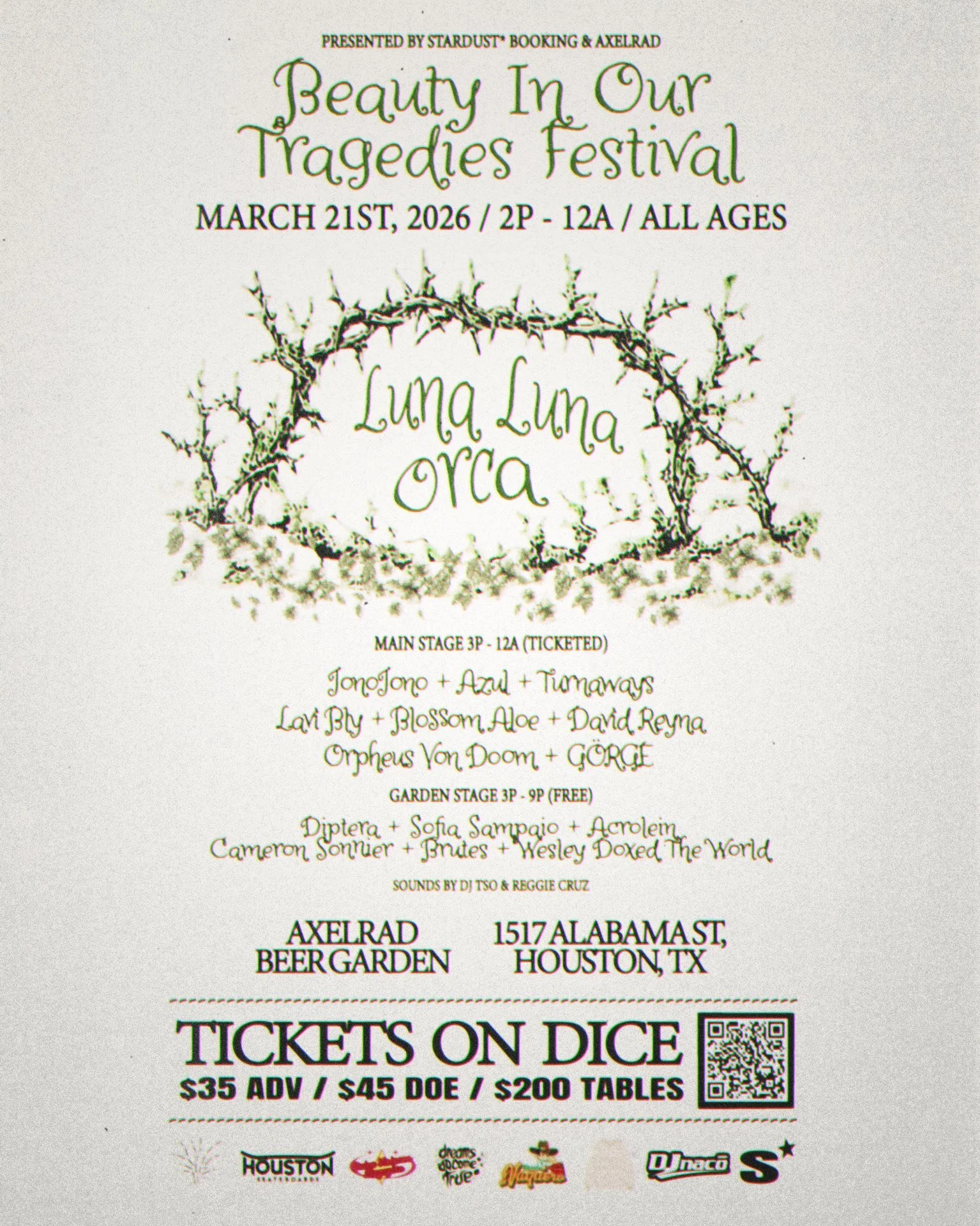 First Annual ‘Beauty in Our Tragedies’ Festival at Axelrad