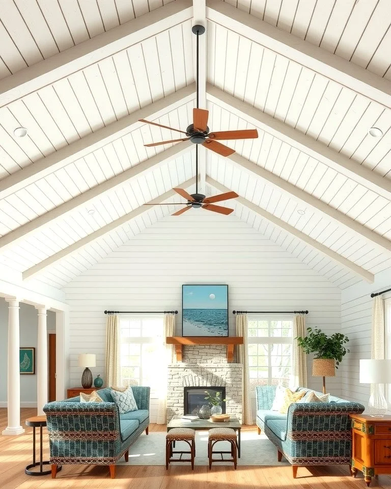 Ceiling Fan Installation on a ceiling that is around 10ft heigh and up