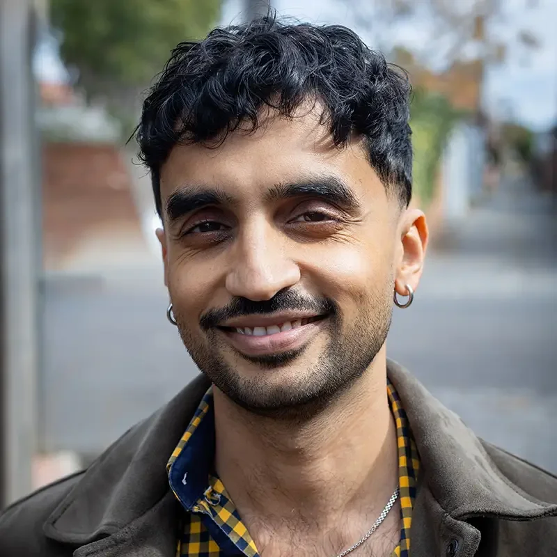 Headshot of Danish Sheikh from Monash Law School 