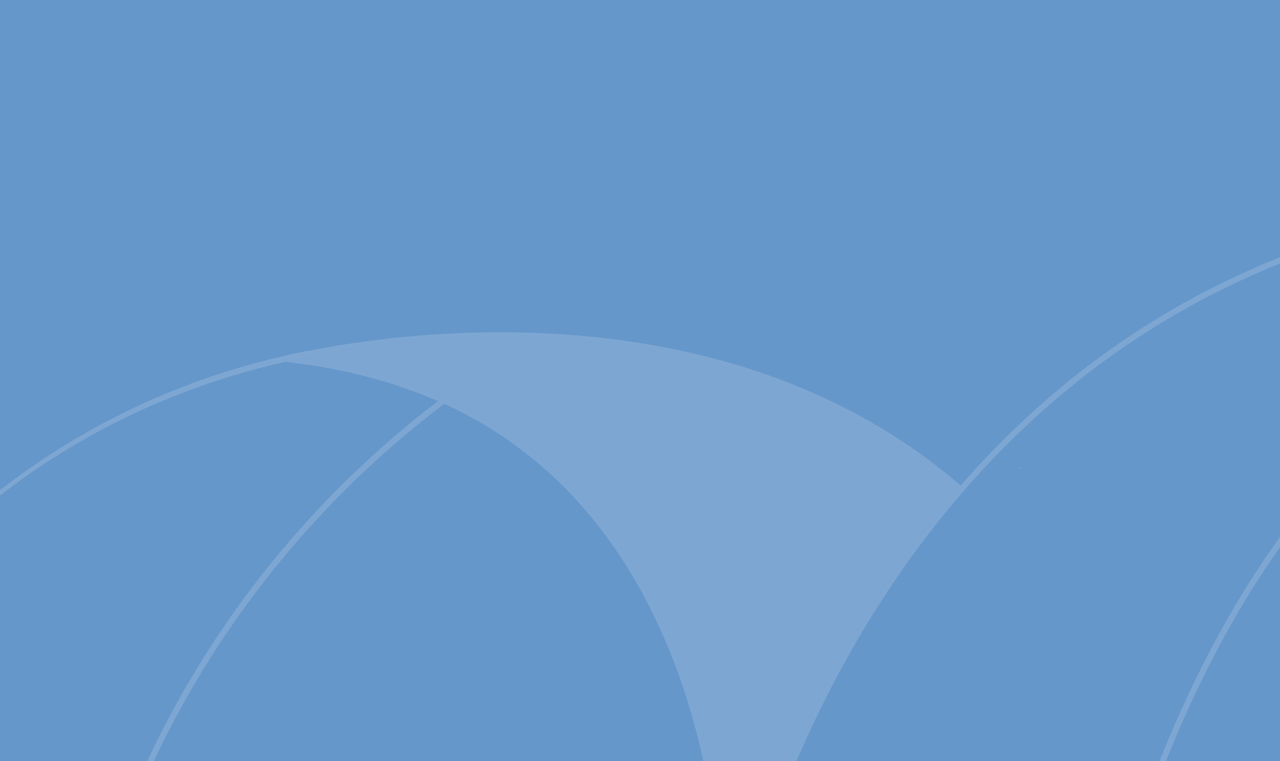 Blue background with light curved lines.