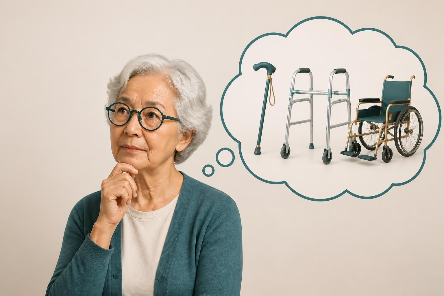Choosing the Right Mobility Aid: Cane, Walker, or Wheelchair?